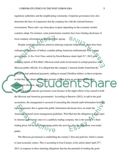 Issues in Corporate Governance