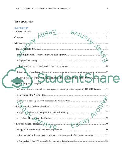Practicum Documentation and Evidence of Accomplishment Manual