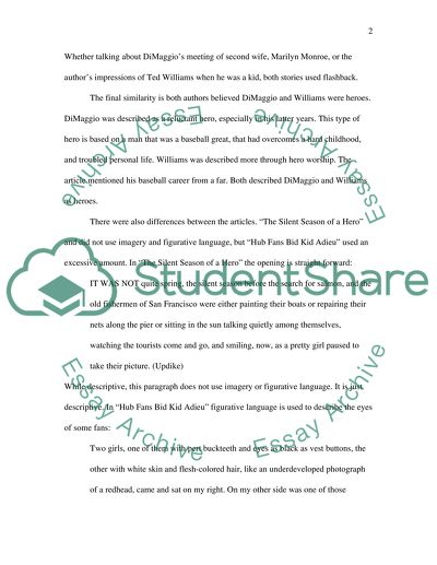 Health And Wellness Essay Heroes In Sports Articles Example Of Thesis Statement In An Essay also Compare And Contrast Essay Topics For High School Students Heroes In Sports Articles Essay Example Topics And Well Written Help Writing Essay Paper
