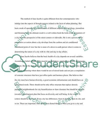 The Urban Thought of Jane Jacobs