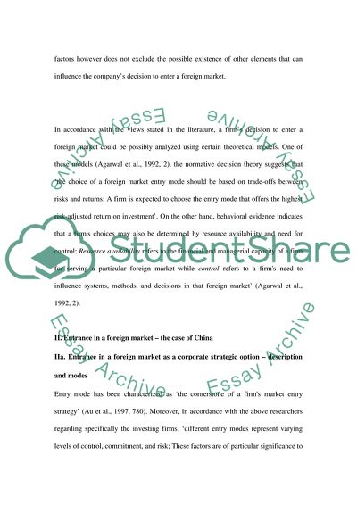 Corporate Activities in Foreign Countries