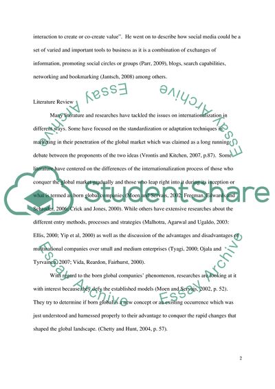 Foreign Countries Entry Method of a Company