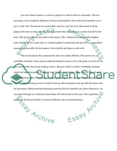 Comparing two people