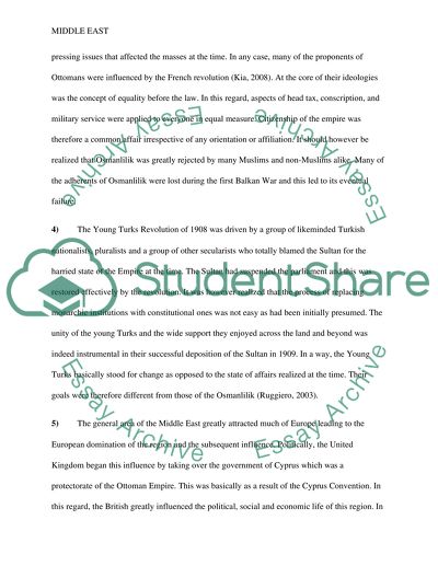 Contemporary Middle East: Discussion Questions