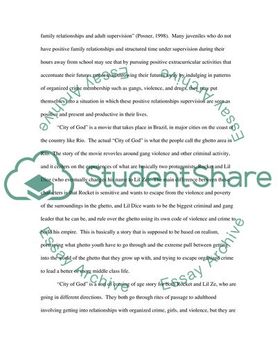 Organised Crime in the Film City of God