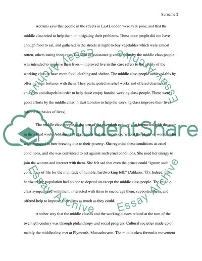 The Relationship Between The Middle And Working Classes