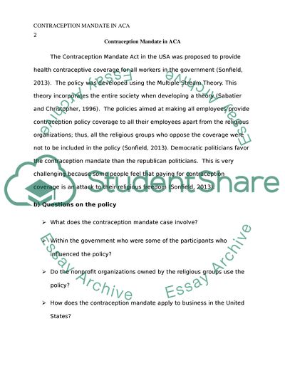 Contraception essay conclusion image