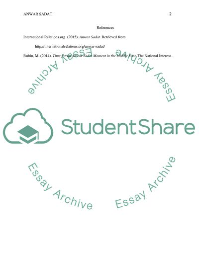 Anwar Sadat Moment in the Middle East