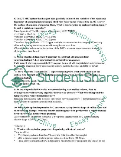 The Rooms Used in Magnetic Resonance