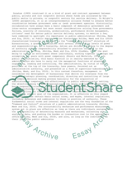 Collaborative Public Administration Management