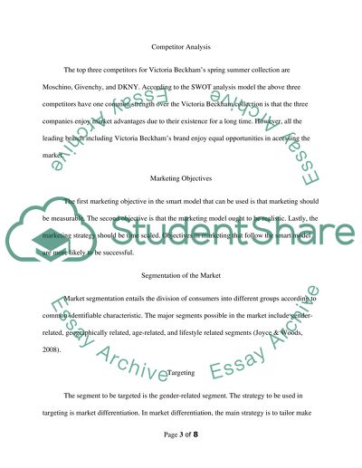 New Victoria Beckhams Cruise Sub Brand