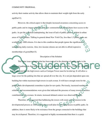 Community Development: Lack of Public Parks