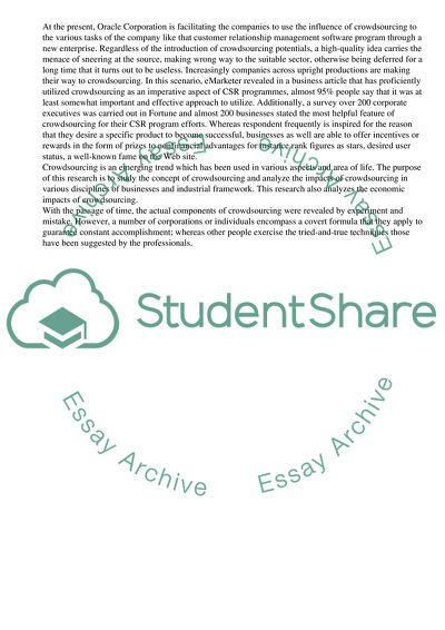 The Pros and Cons of Crowdsourcing