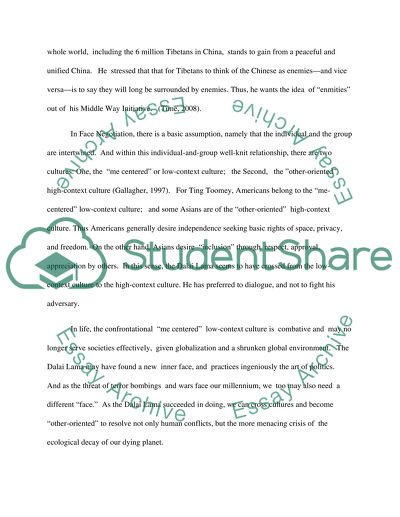 Decoding the face negotiation theory