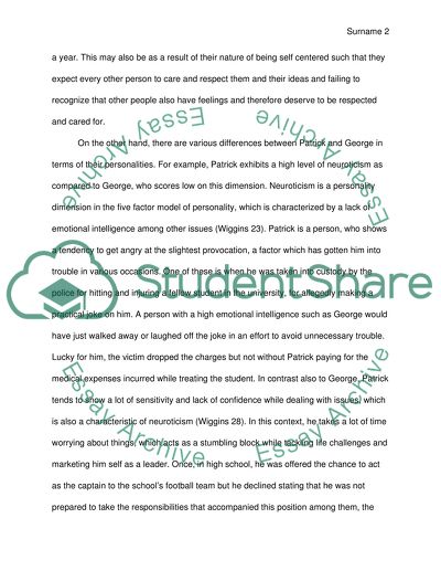 The differences in personality between two human members of your family.( You cant be one of them)