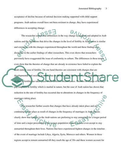 Annotated Bibliography