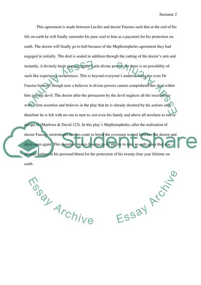 Dr. Faustus version by Christopher Marlowe