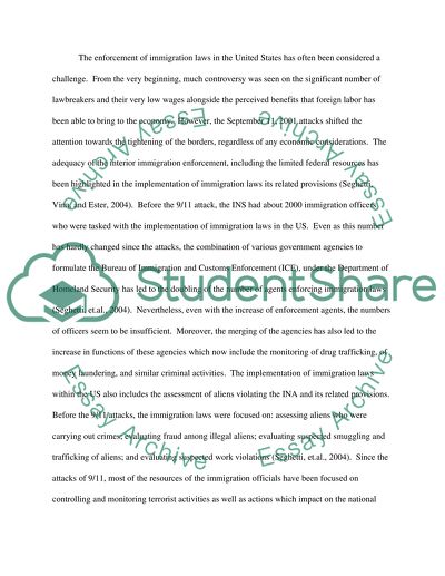 Enforcing Immigration Law: The Role of State and Local Law Enforcement