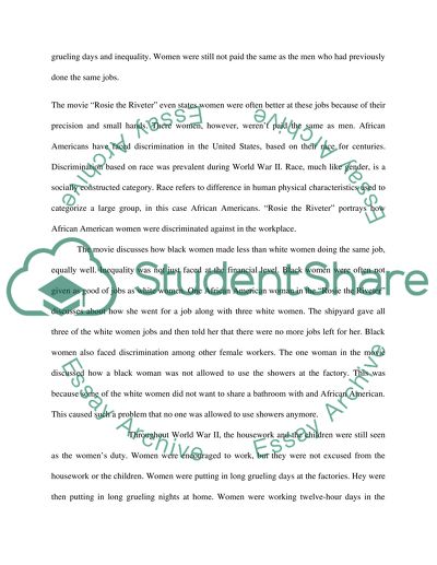 Discuss a detail information of the movie Rossie the Riveter