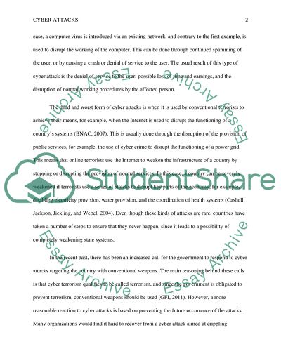 Cyber-Attack Has Two Broad Definitions