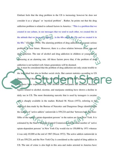 The Dominance of Drug Addiction Among Young People, and Expectant Mothers in the US