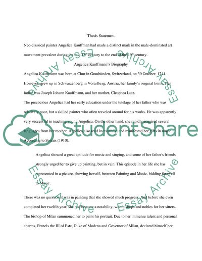 Angelica Kauffmann Biography