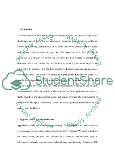 Strategy Aggreko Public Limited Company