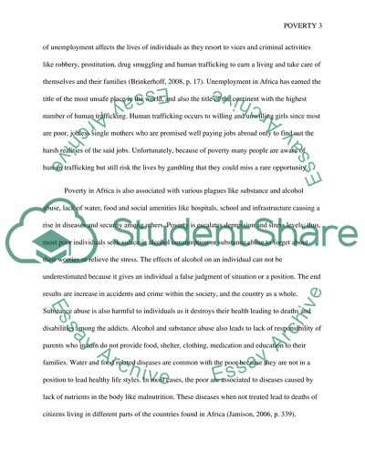 Impact of Poverty on African Individuals