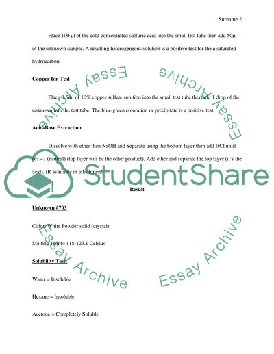 Qualitative Analysis, IR, NMR (Organic Chemistry)