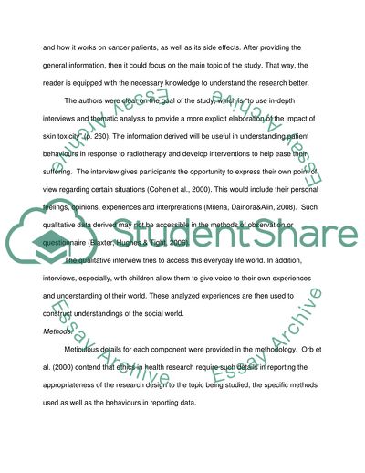 A Qualitative Analysis of Acute Skin Toxicity among Breast Cancer Radiotherapy Patients