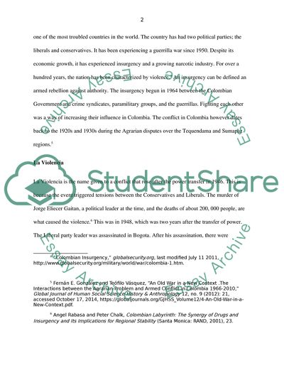 What Is the Religious/Social Catalyst behind the Insurgency in Colombia