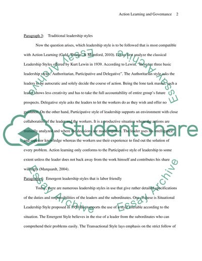 Action Learning Helps Produce Good Leaders