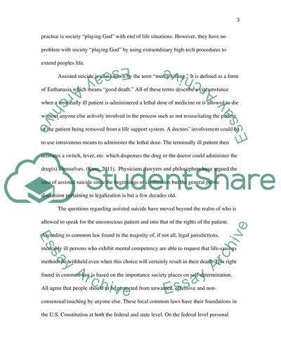 Physician-Assisted Suicide Should be Legal