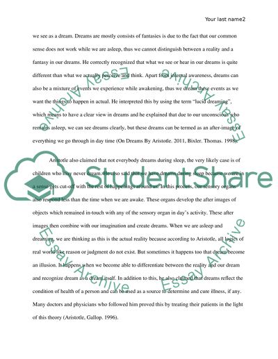 Aristotle essays
