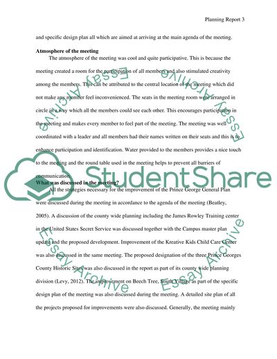 Planning Meeting in Maryland