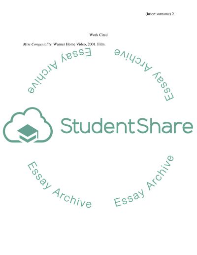 The Movie: Miss Congeniality