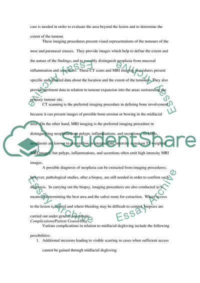 Benign and Malignant Tumours of the Nose and Paranasal Sinuses