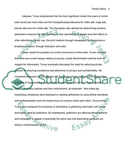 After listen a audio clip about E-business and writing a summary note