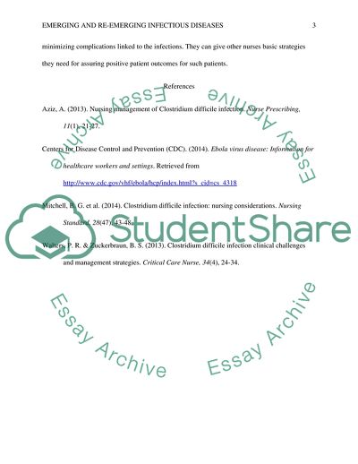 Emerging And Re-Emerging Infectious Diseases