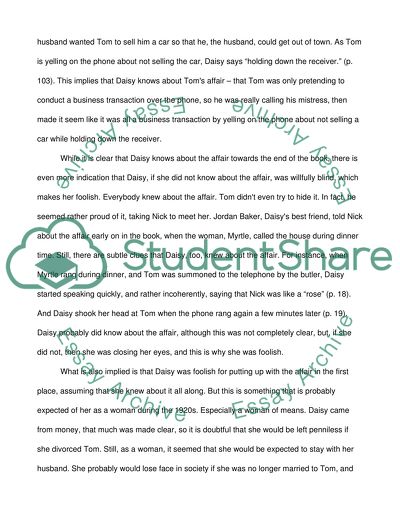 Foolishness and The Great Gatsby