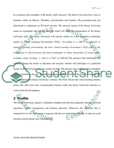 Implementation of Network Management System in the Surrey University Network
