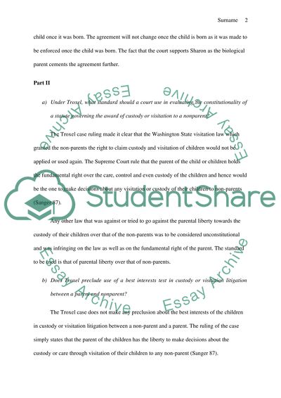 Major Issues in Family Law