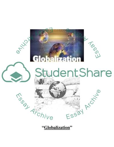 The Impact of Globalization on Human Civilization