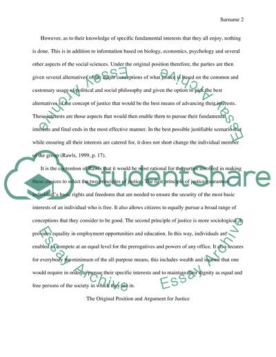 The Central Feature of John Rawls