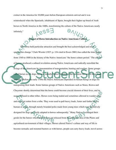 How Were Native Societies in America Affected by the Introduction of the Horse