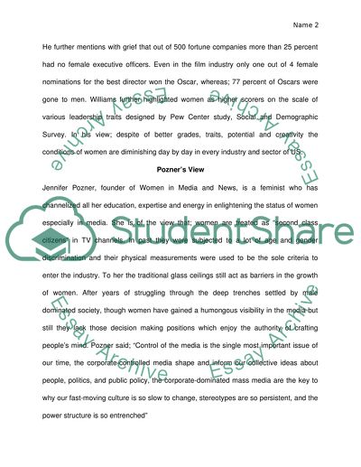 Gender Inequality in the United States