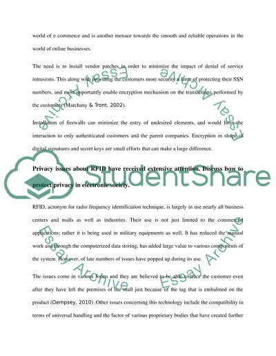 Potential Computer Application