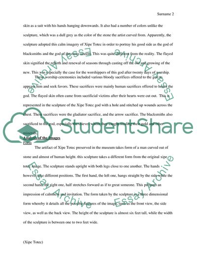 Xipe Totec Artifact Study