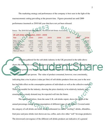 Consultancy Report on Coca Cola at UK Market