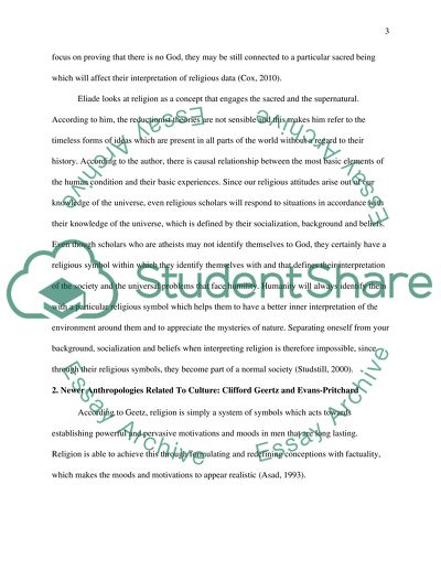 Study of Religion Learning Journal